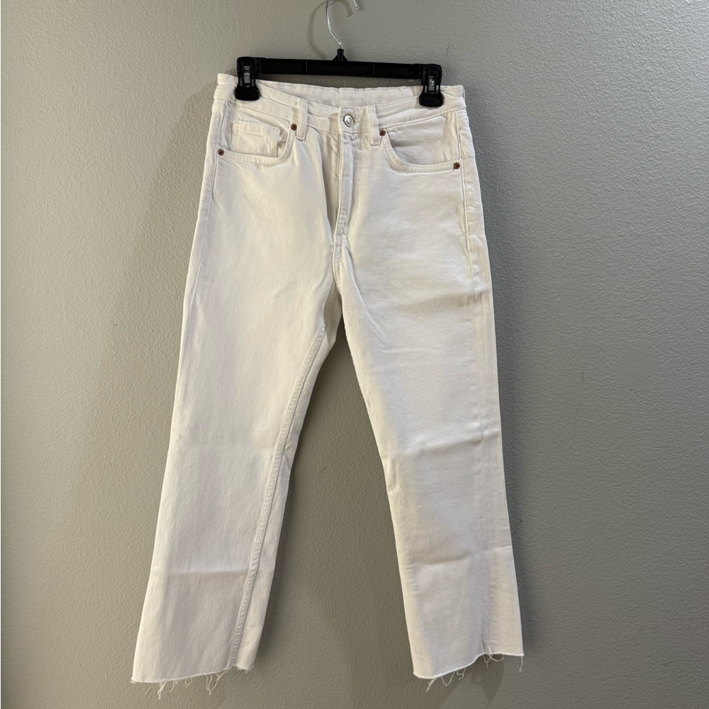 Zara Women's Cream Jeans